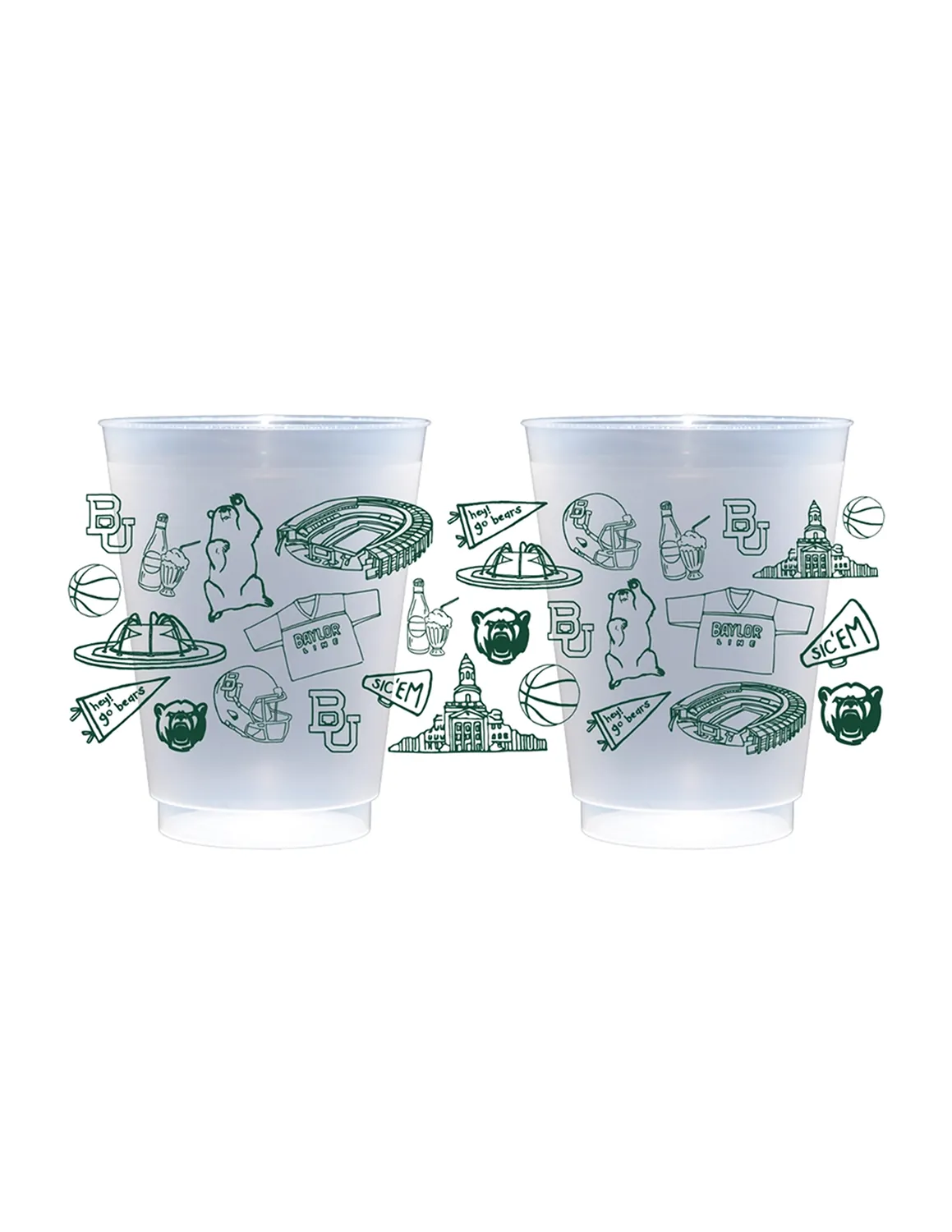 Baylor Shatterproof Cups