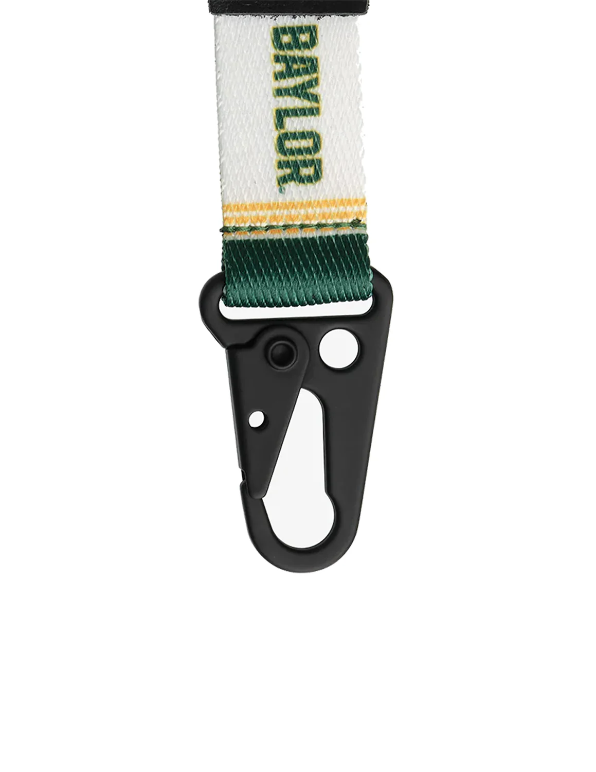 BU Baylor White Keychain Clip - Image 2