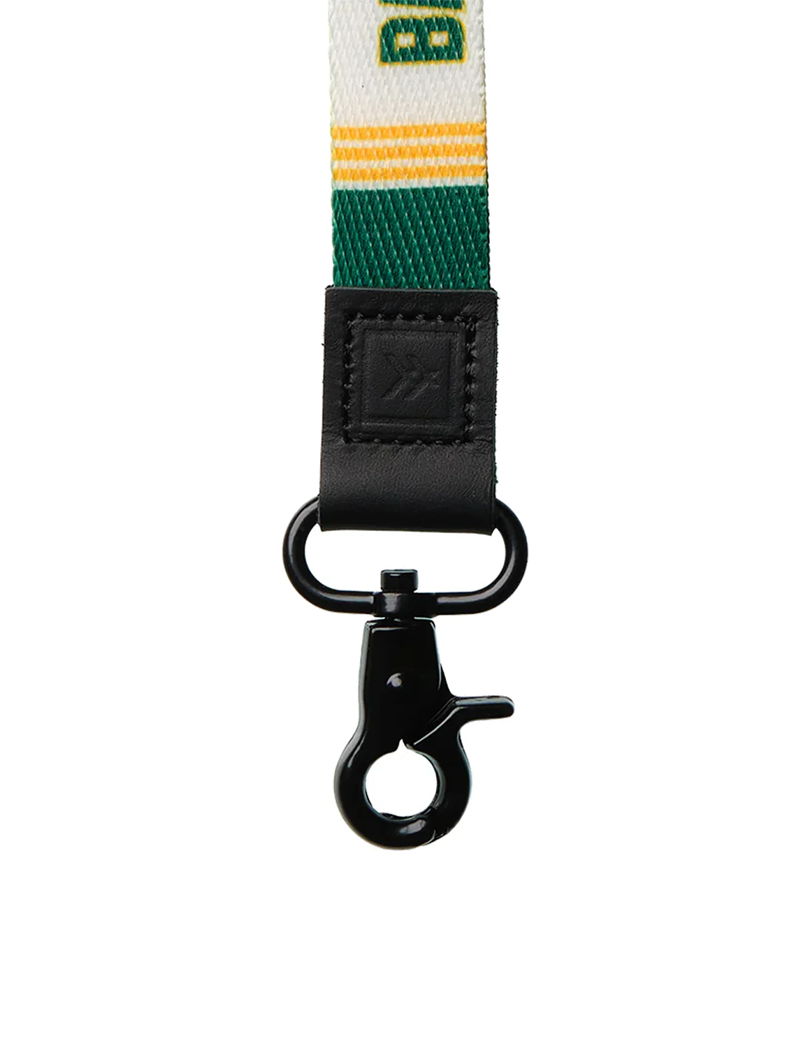 BU Baylor White Wristlet Keychain - Image 2