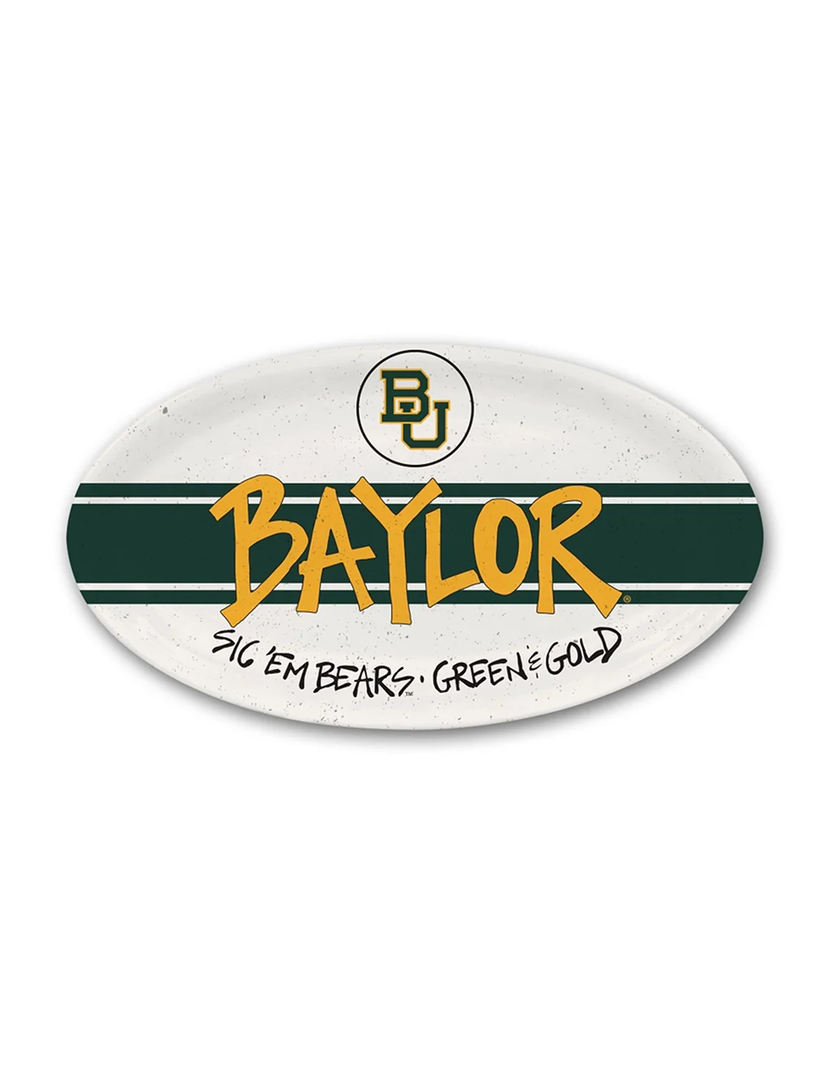 BU Oval Melamine Platter