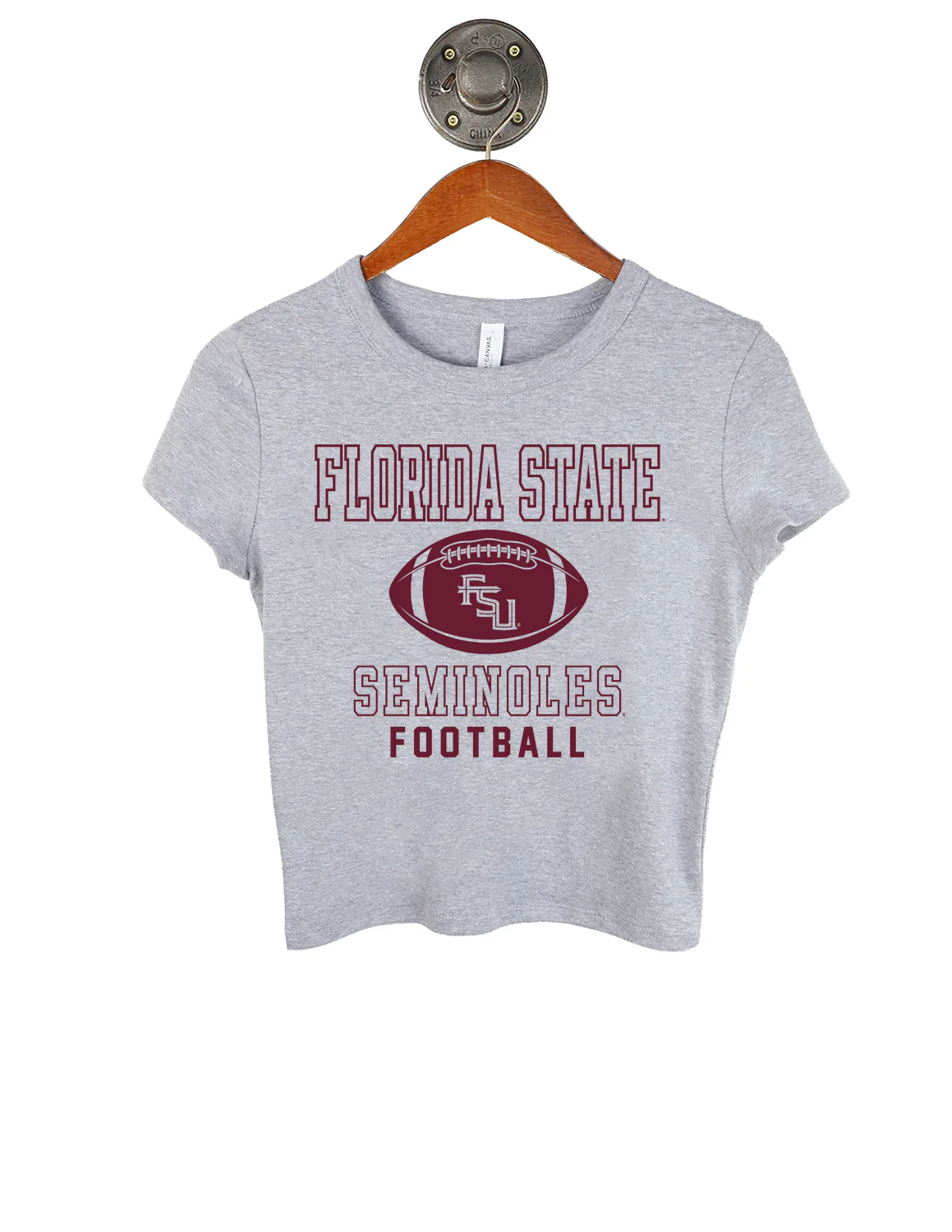 FSU Football Easy Does It Micro Rib Baby Tee