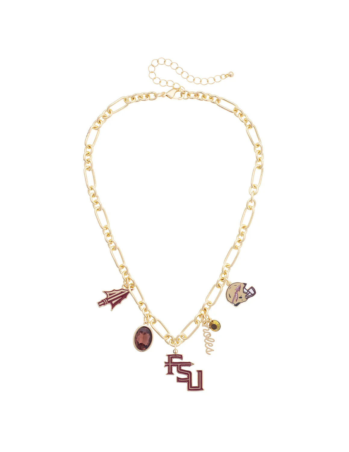 FSU Game Day Charm Necklace