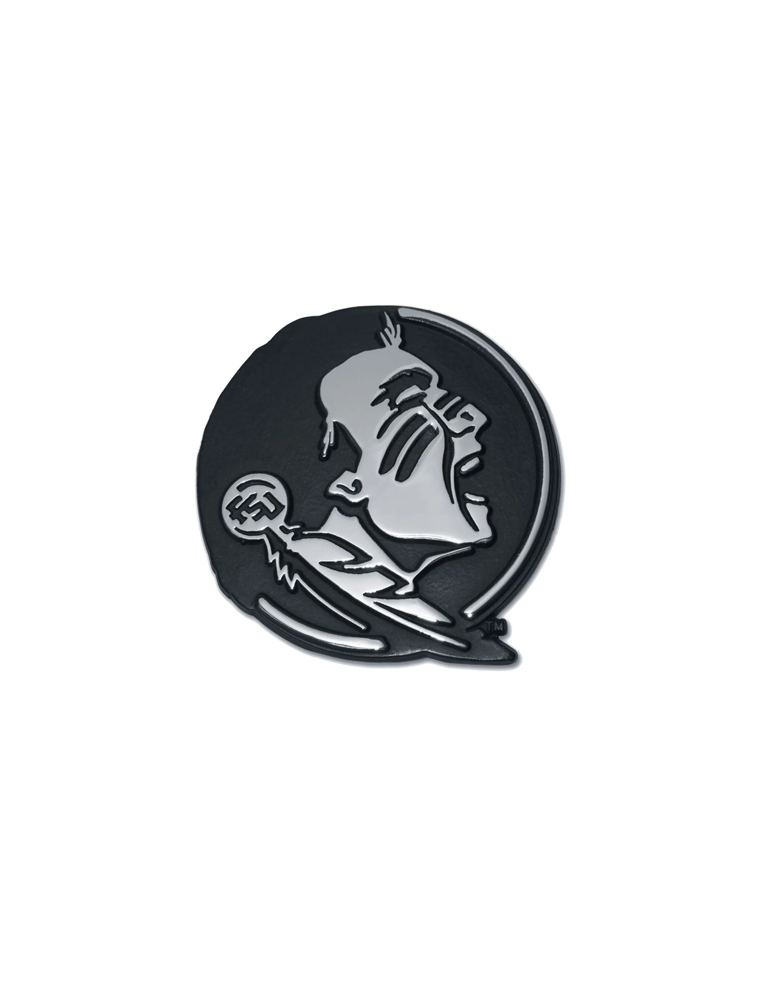 FSU Seminole Chrome Car Emblem