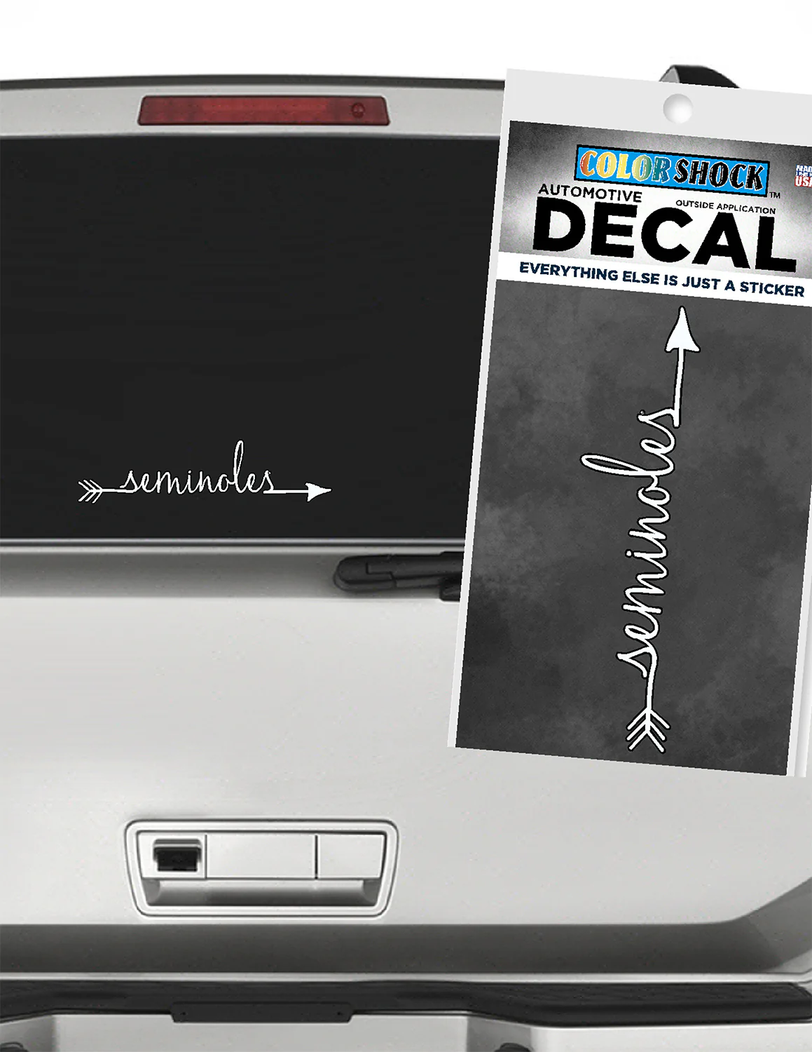 FSU Seminoles Arrow Car Decal