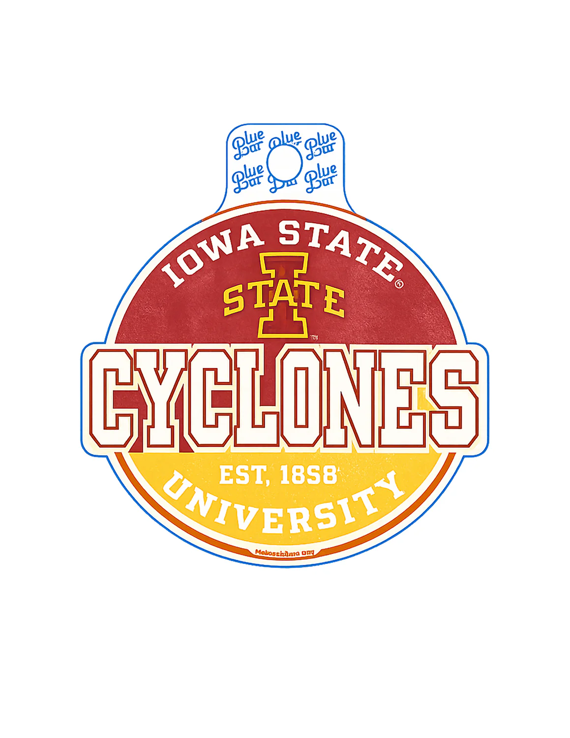 ISU Dotish Sticker
