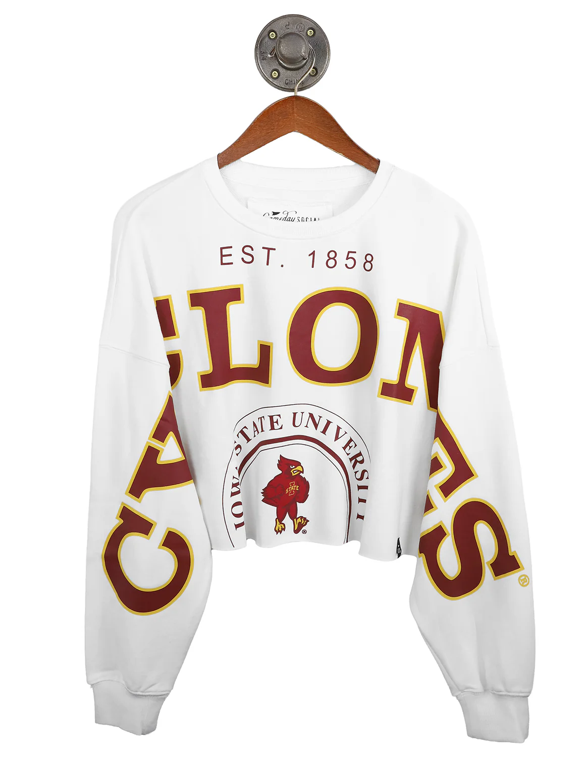 ISU Phipps Split Crop Long Sleeve