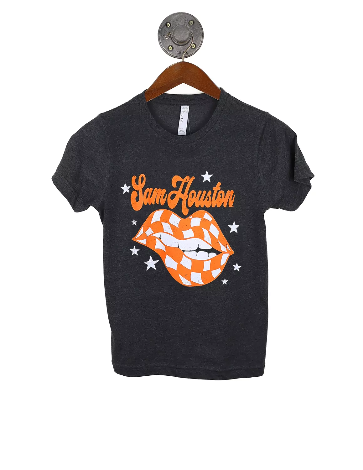 SHSU Youth Checkered Lips Short Sleeve