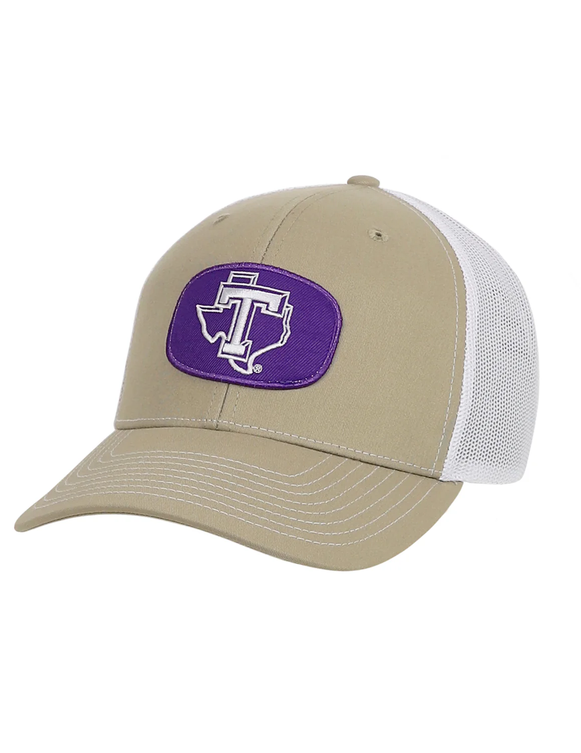 TSU Block T Flat Oval Patch Hat - Image 3