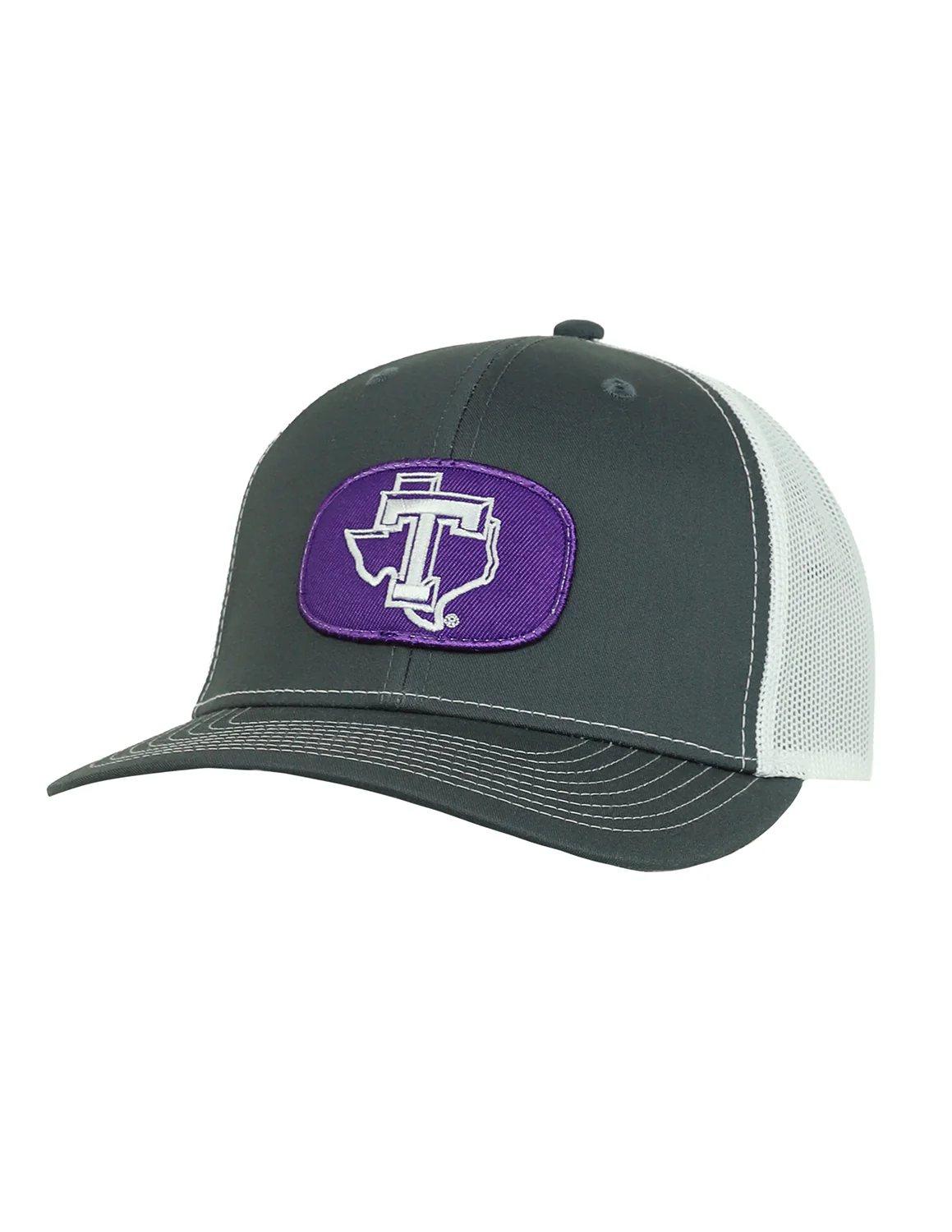 TSU Block T Flat Oval Patch Hat - Image 6