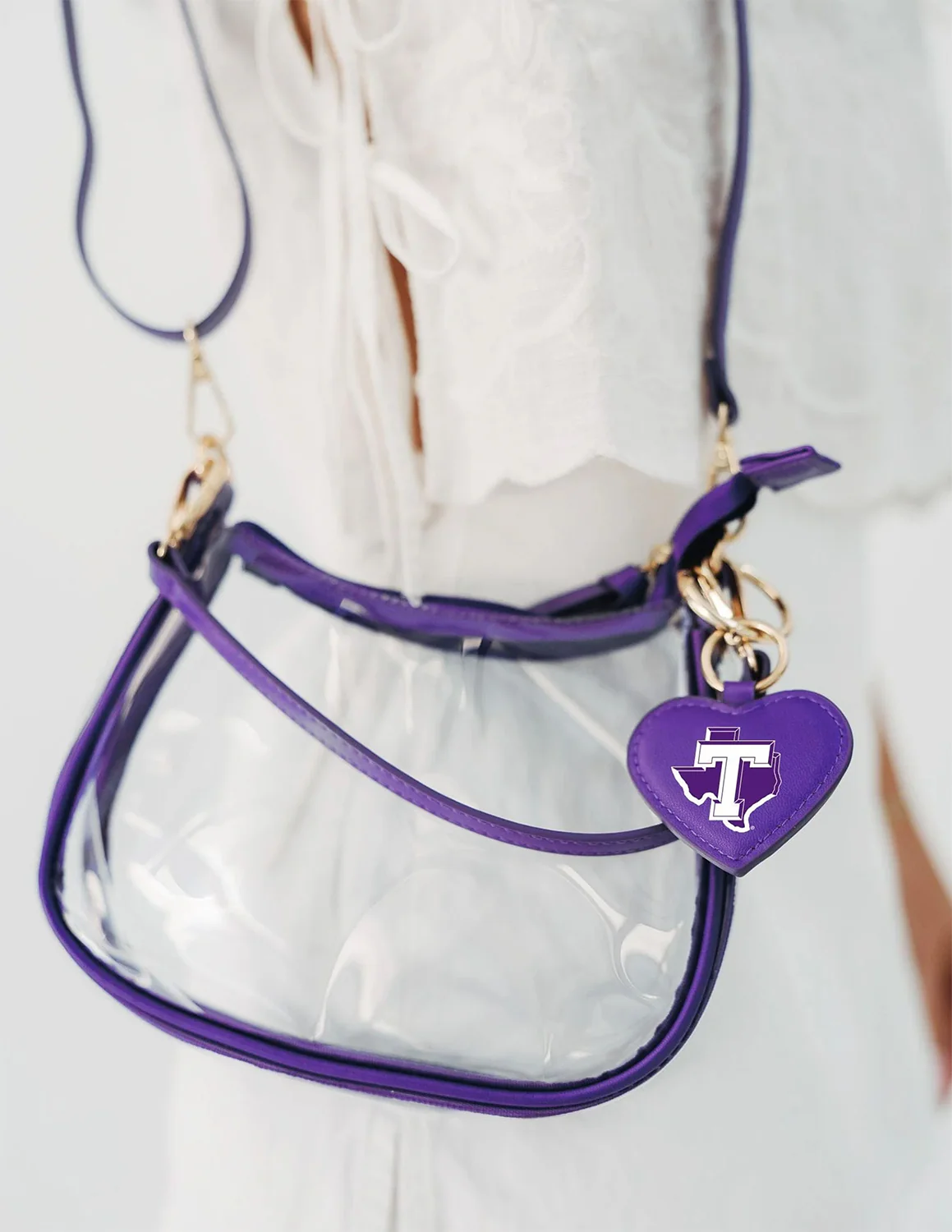 TSU Heart Purse Charm - Image 2