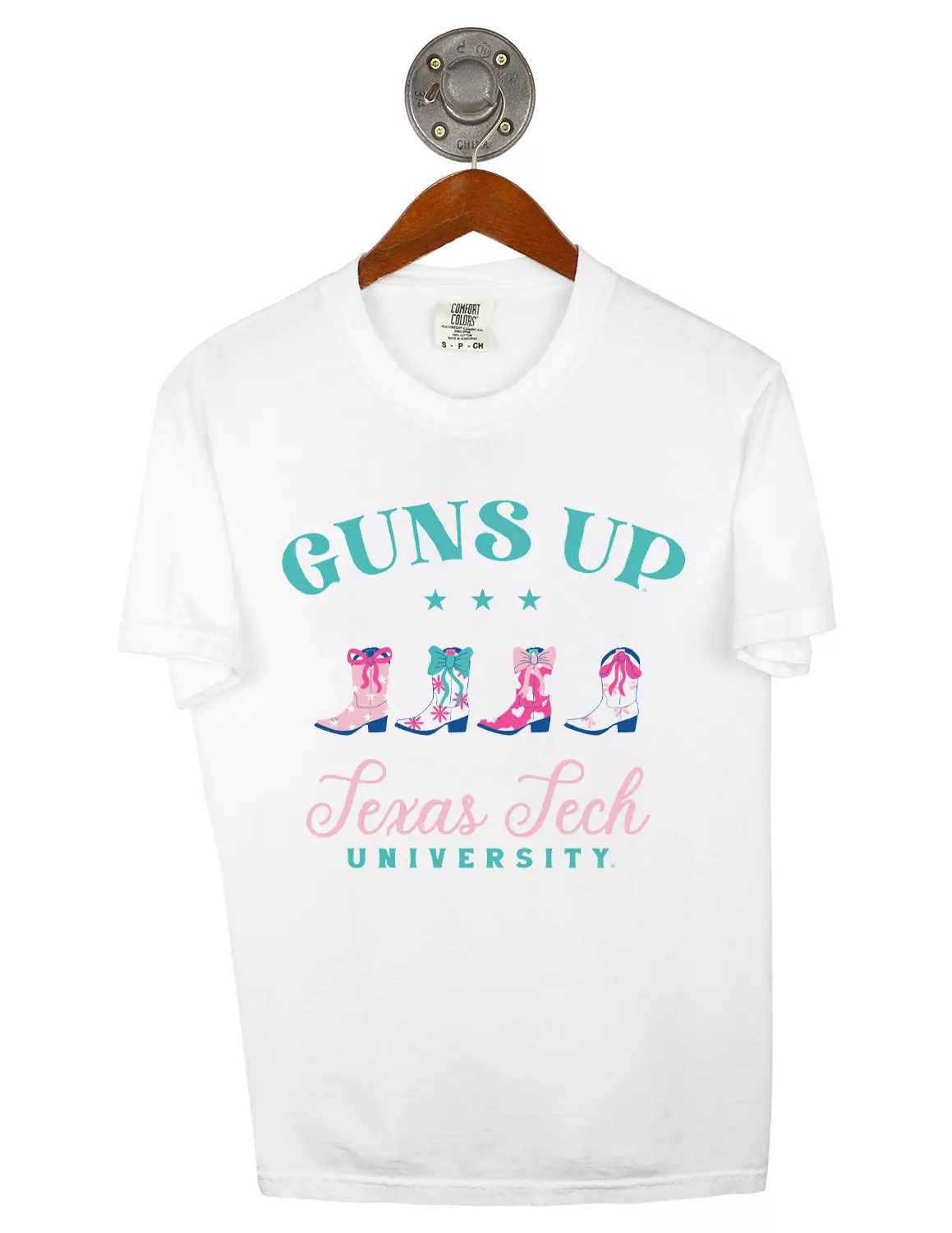 TTU Howdy Boots Short Sleeve