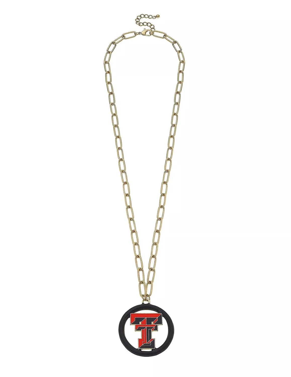 TTU Logo Medallion Necklace