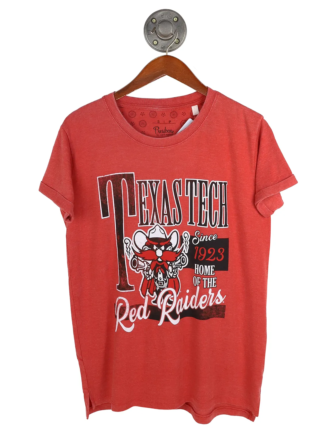 TTU Red Raiders Vintage Boyfriend Short Sleeve