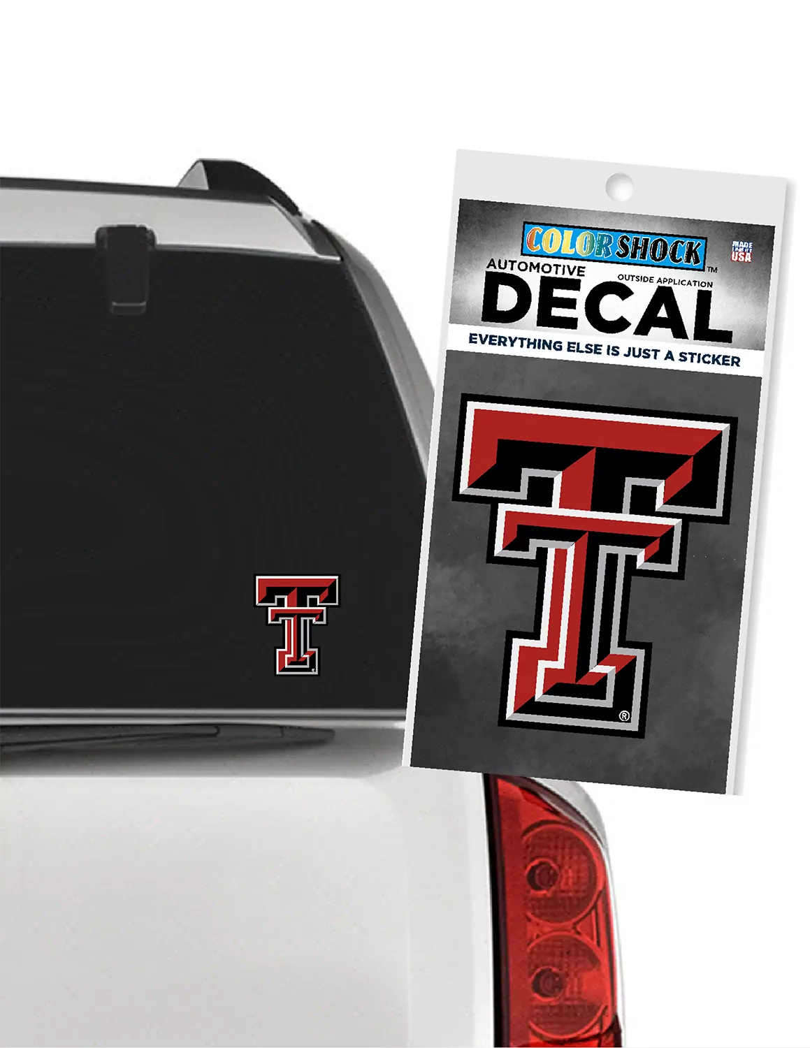 TTU Stacked T Logo Decal