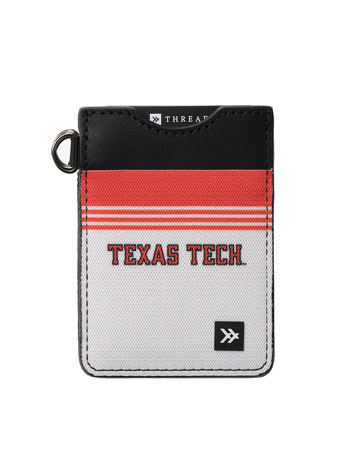 TTU Texas Tech White Vertical Leather Wallet