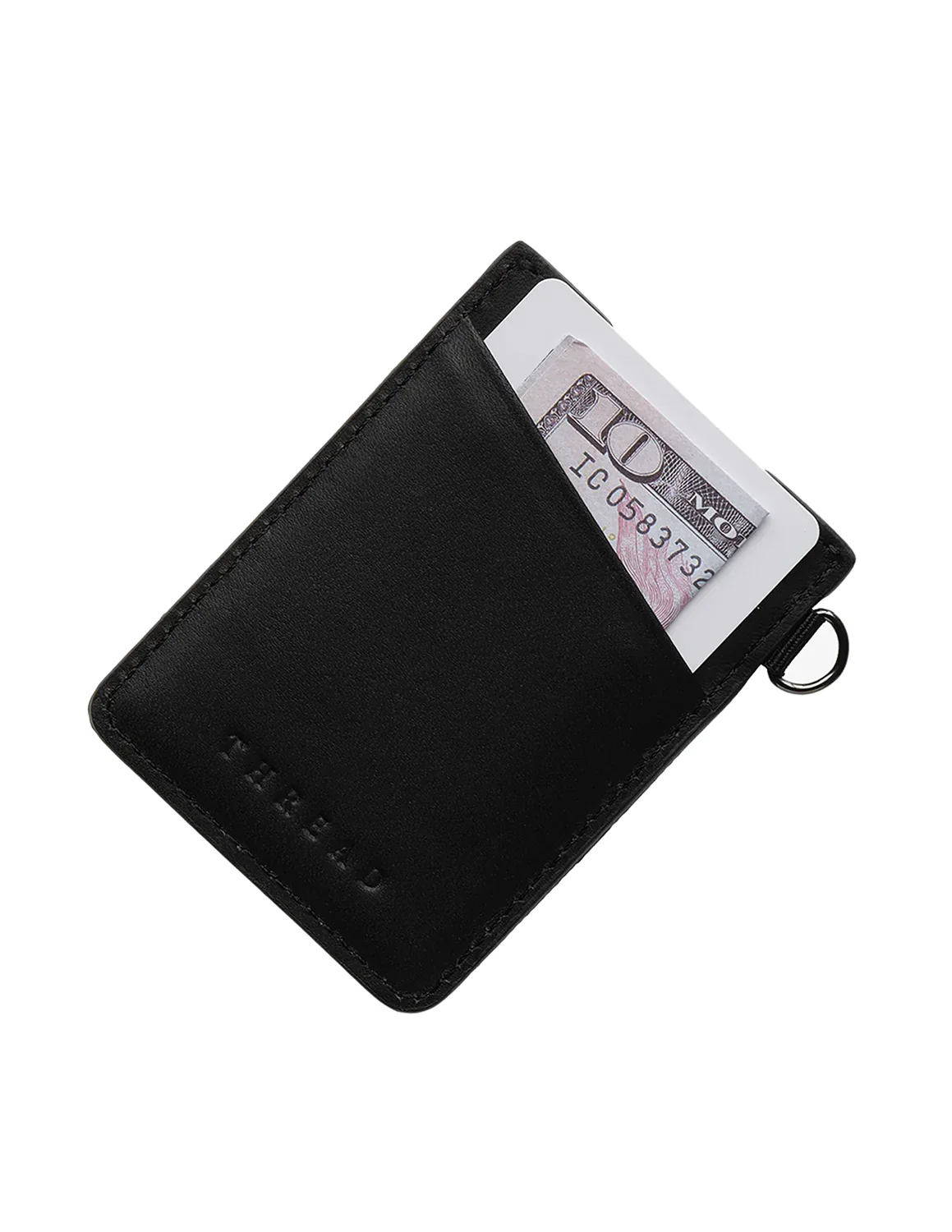 TTU Texas Tech White Vertical Leather Wallet - Image 2