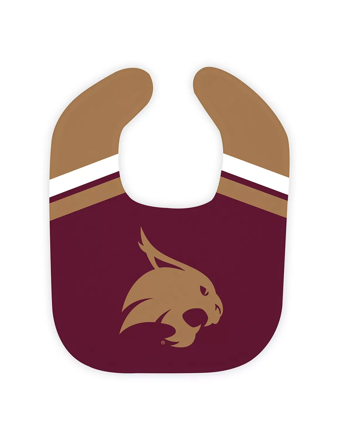 TXST College Jersey Print Bib
