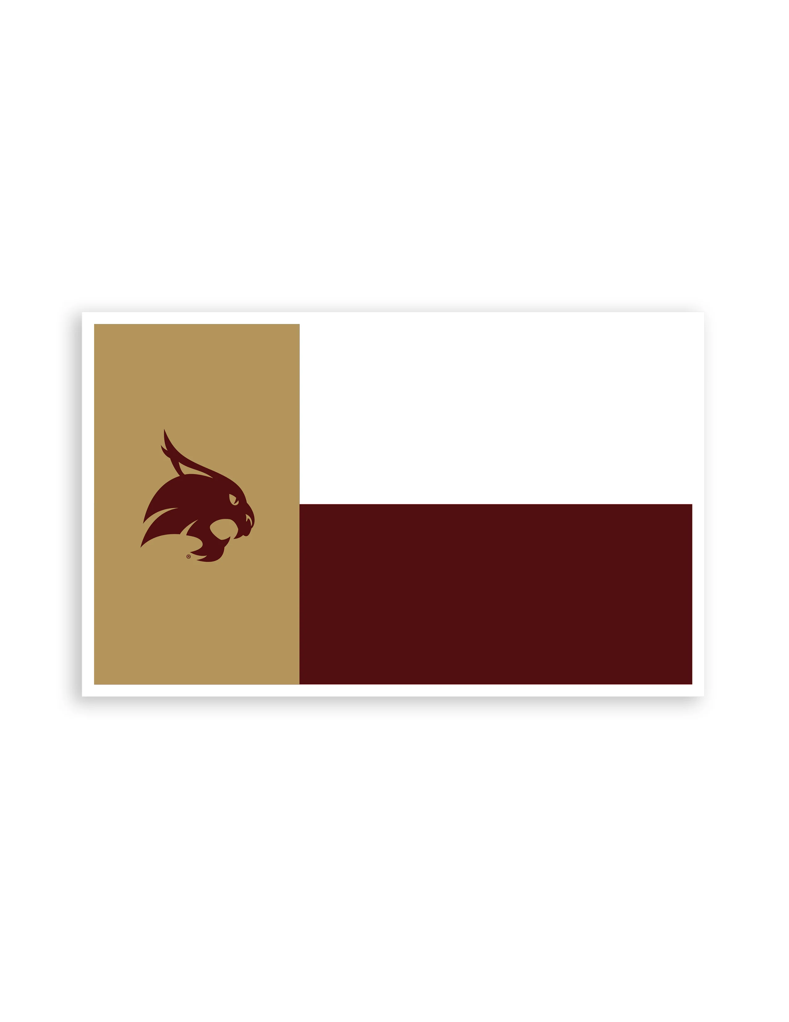 TXST Flag Decal - Image 2
