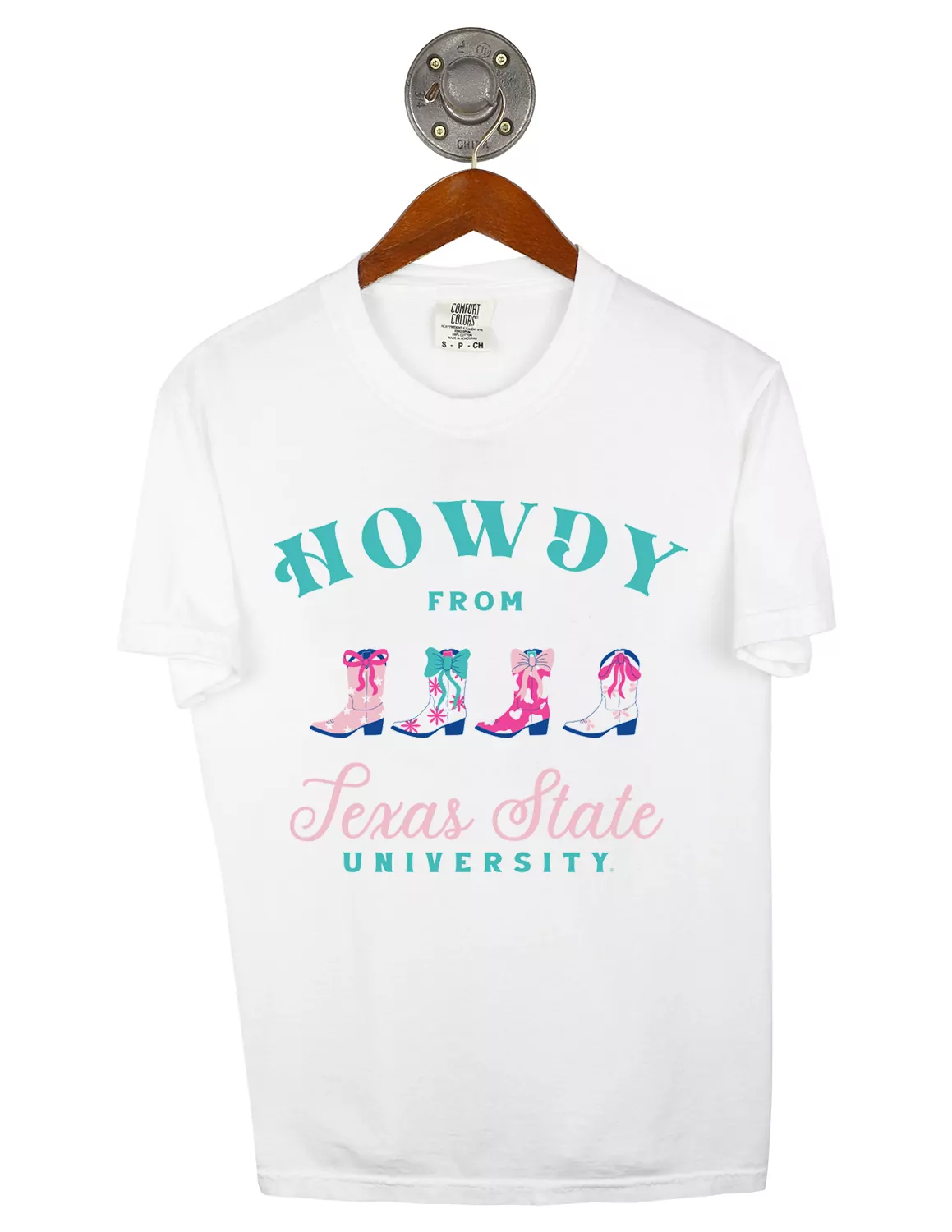 TXST Howdy Boots Short Sleeve