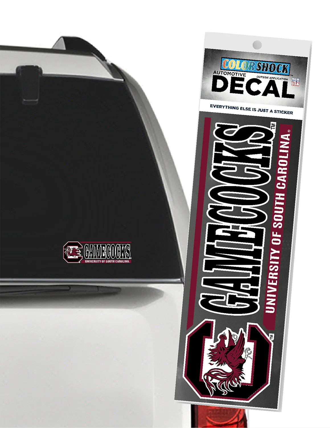 USC Gamecocks Over USC Car Decal